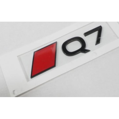 Audi Q7 4M zwart embleem achterzijde 